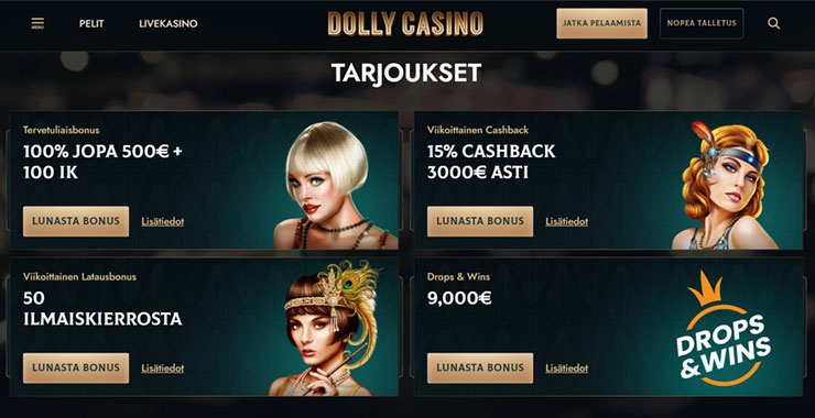 Dolly Casinon kampanjoita