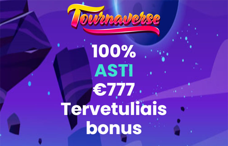 Tournaverse Casino bonus toimii 777 € asti