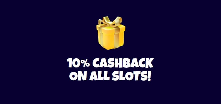 Slotcloud cashback voi tuoda 10% käteispalautuksen joka viikko.