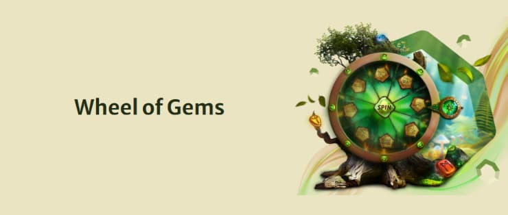 Lumo kasinolla on useita kekseliäitä pelaajaetuja, kuten Wheel of Gems -onnenpyörä.