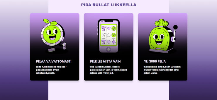 Hanki Rullatkasino kokemuksia nyt pikana.